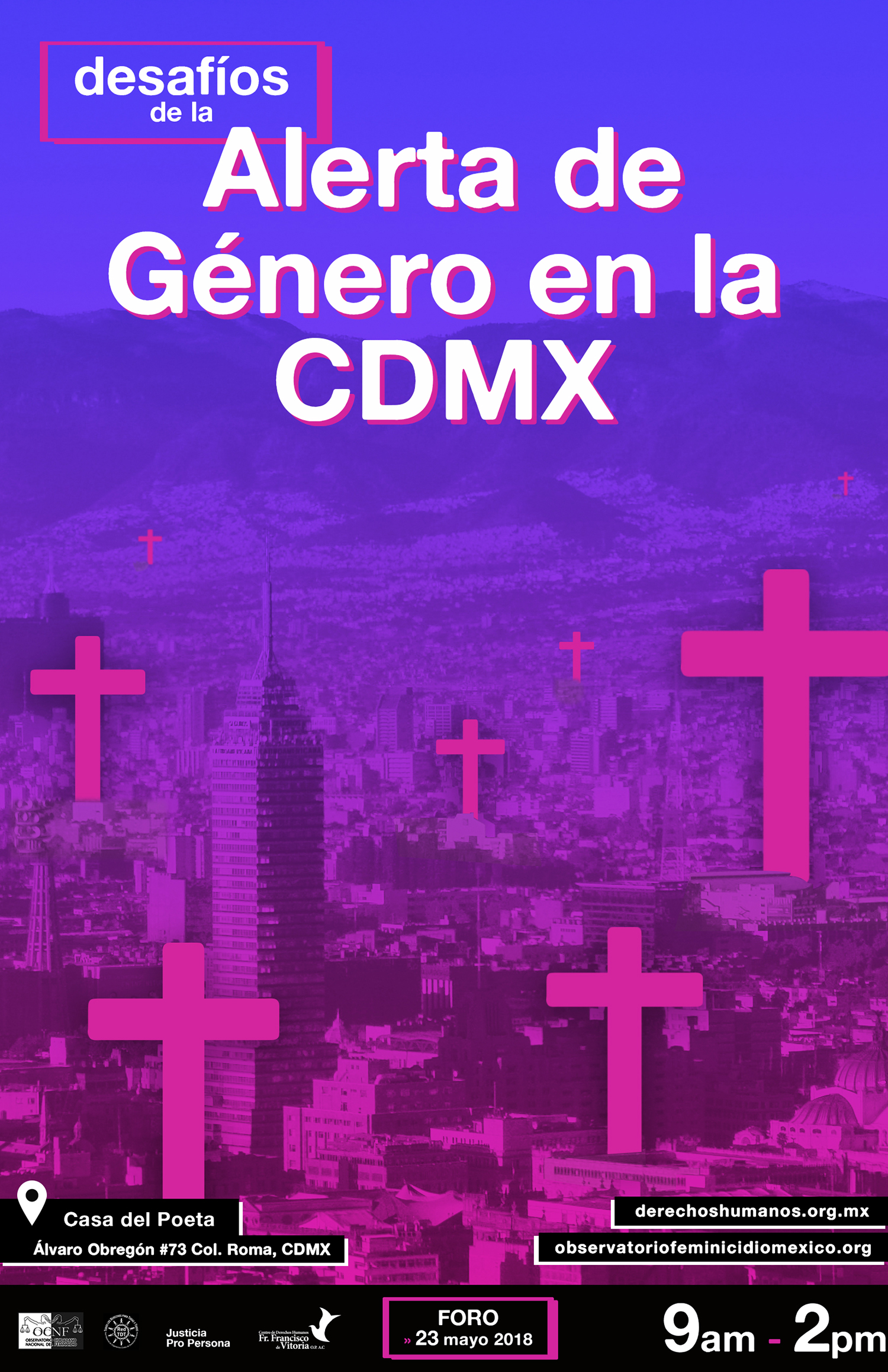 Foro Desafíos De La Alerta De Género En La Cdmx Cdh Vitoria